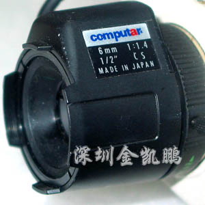 COMPUTAR&nbsp;&nbsp;攝像機(jī)鏡頭&nbsp;&nbsp;6MM/1:1.4 1/2”